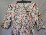 Pink Floral Floaty Dress Size 8 Shein