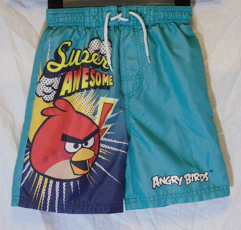 Blue Angry Birds Swimming Swim Shorts Age 4-5 Years George