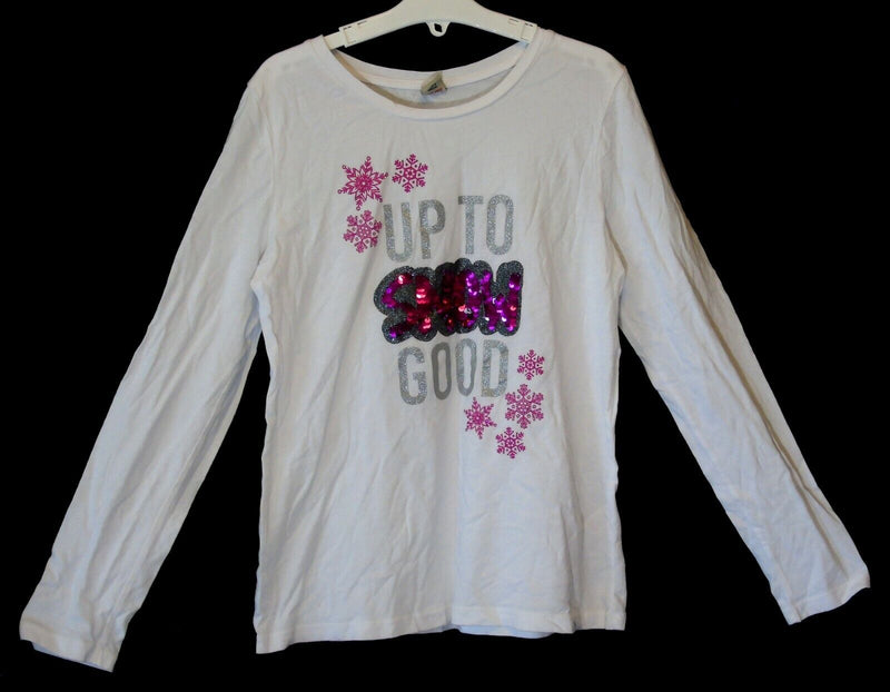 White Xmas Long Sleeve Top Age 11 Years TU