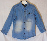 Blue Denim Long Sleeve Shirt Age 2-3 Years Next