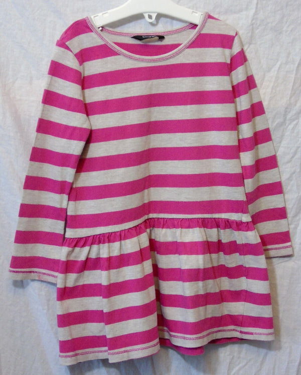 Pink Stripe Jersey Dress Age 2-3 Years George