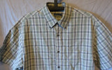 Green Check Shirt Size S Easy Matalan 37" Chest