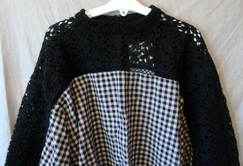 Black Blouse Top Age 15-16 Years Topshop UK8 RRP £39