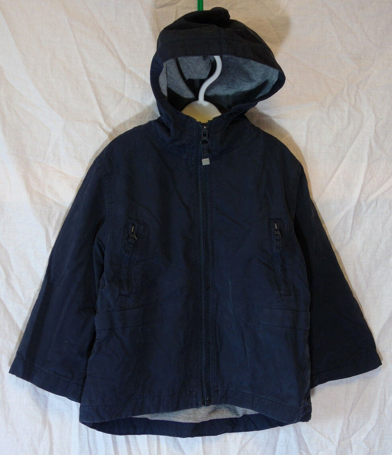 Blue Cotton Lined Jacket Coat Age 2-3 Years George