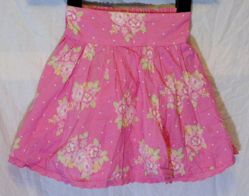 Pink Floral Fully Lined Skirt Age 3 Years TU