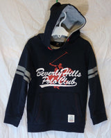 Black Logo Front Hooded Hoodie Jumper Age 5-6 Years Beverly Hills Polo