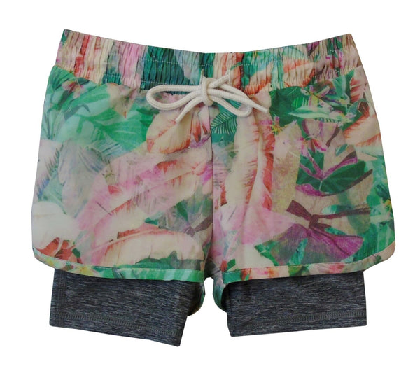 Pink Tropical Skorts Shorts Age 3 Years Next