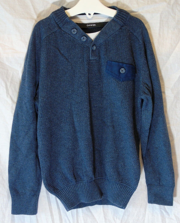 Blue Sweater Jumper Age 4-5 Years George