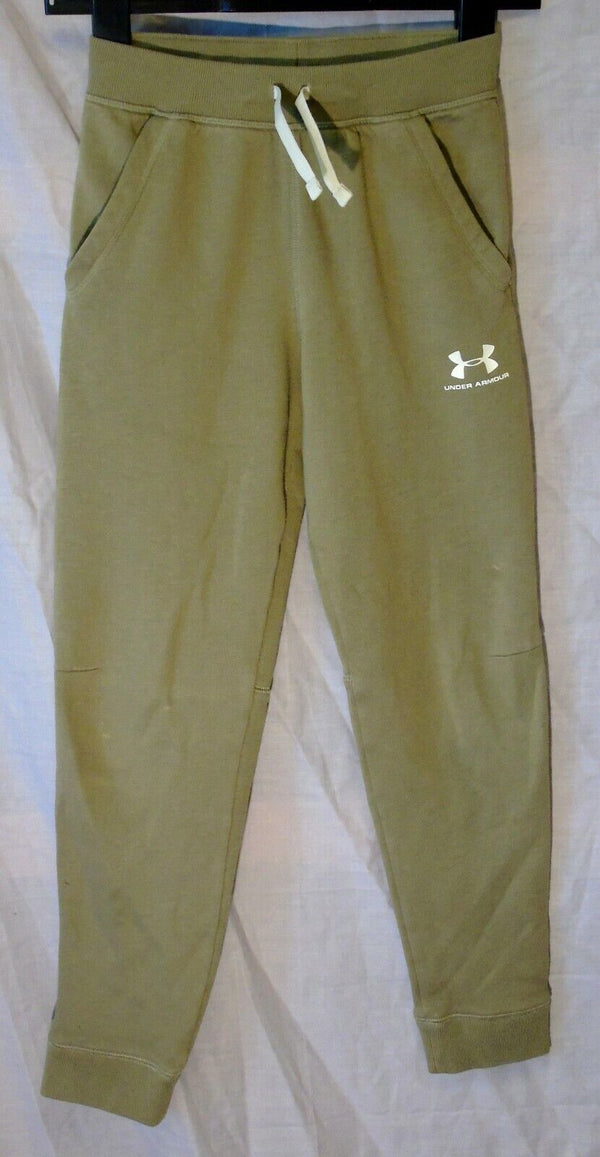 Green Coldgear Joggers Trousers YMD Age 9-10 Years Under Armour