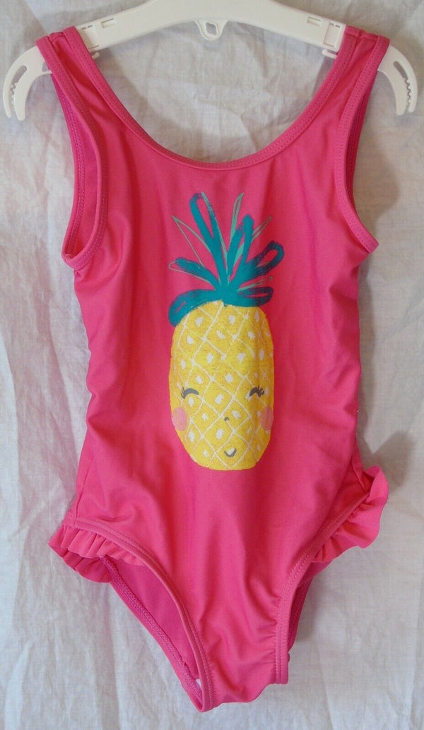 Pink Pineapple Swimming Costume Swimsuit Age 3-4 Years George