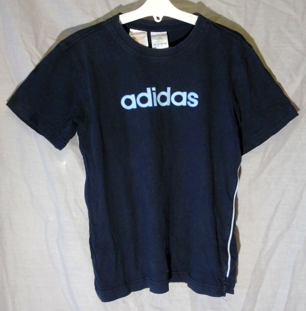 Blue Logo Front T-Shirt Tee Age 12 Years Adidas