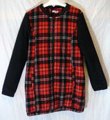 Black Tartan Check Wool Blend Coat Age 11 Years Debenhams