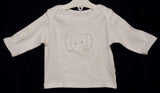 White Elephant 3/4 Sleeve Top Age 0-3-6 Months M&S