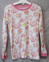 Pink Floral Snuggle Fit Pyjama Top Age 7 Years Burts Bees