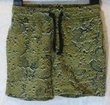 Green Snake Pattern Jogger Shorts Age 2-3 Years H&M