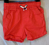 Red Soft Denim Summer Shorts Age 12-18 Months Next