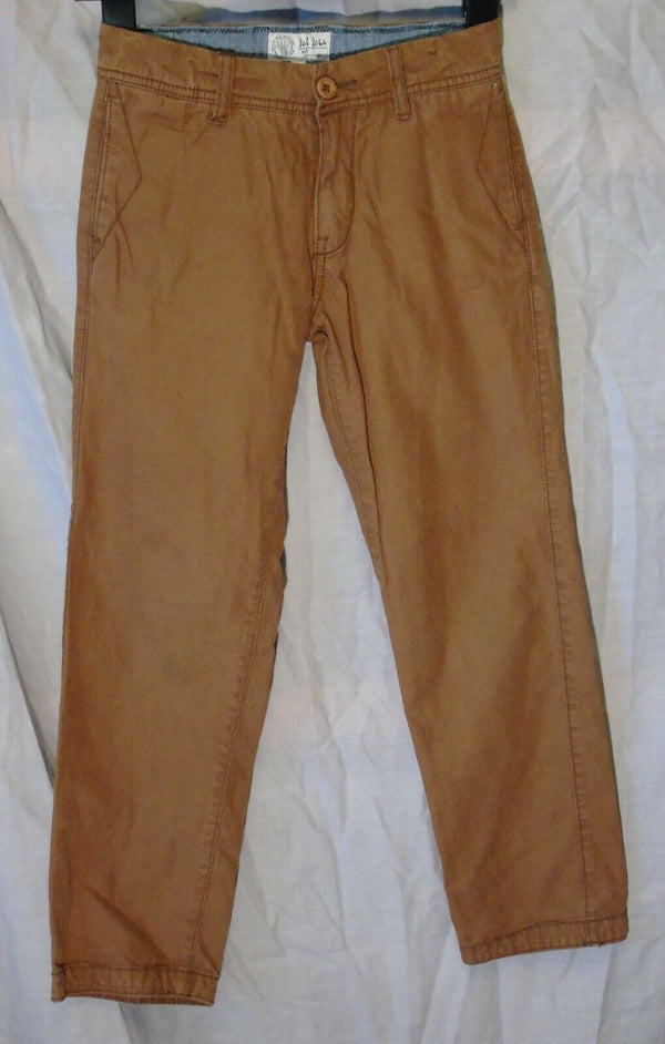 Brown Chino Denim Straight Leg Jeans Age 10 Years Fat Face