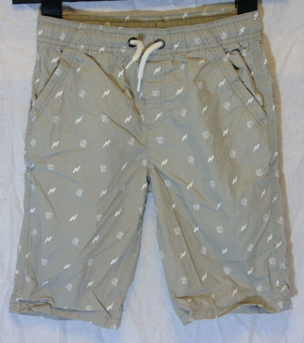 Grey Skull Board Shorts Age 8 Years TU