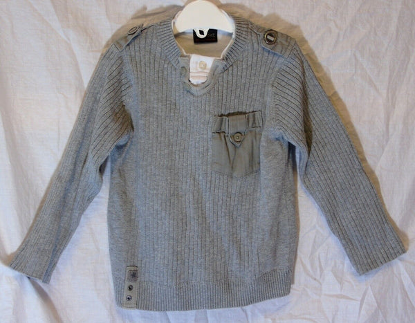 Grey Faux Layered Jumper Age 3 Years Next