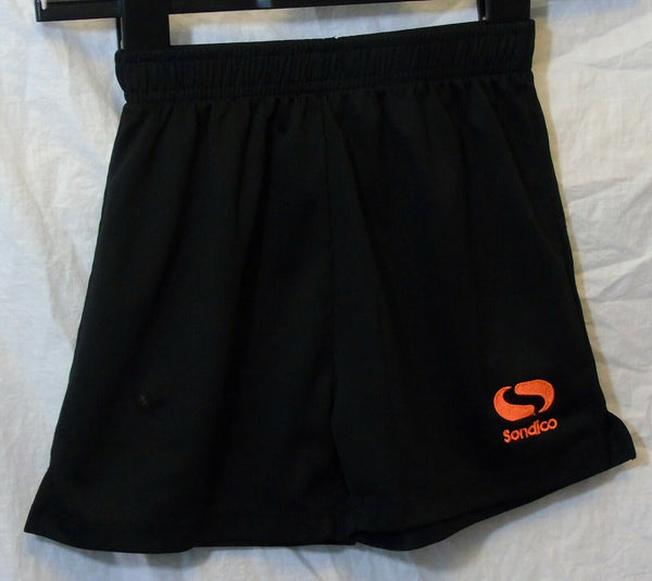 Black PE Sports Football Shorts Age 3-4 Years Sondico