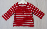 2-Pack Long Short Sleeve T-Shirt Top Age 0-3 Months