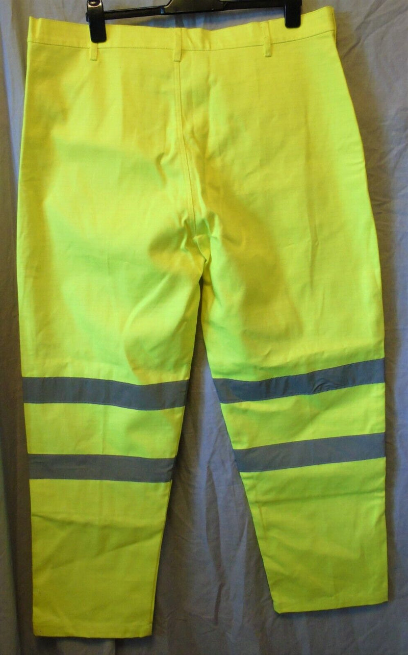 Hi-Vis Fire Retardant Work Trousers Size XXL 2XL 42"W 31"L Click