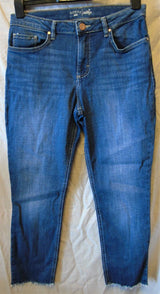 Blue Straight Leg Jeans Size 8 Lee Riders 30"W 23"L