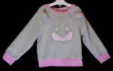 Grey Bambi Thumper Bunny Rabbit Fleece Jumper Age 4 Years Disney