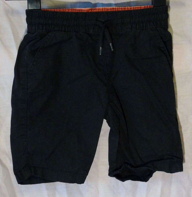 Black Chino Cotton Shorts Age 5-6 Years F&F