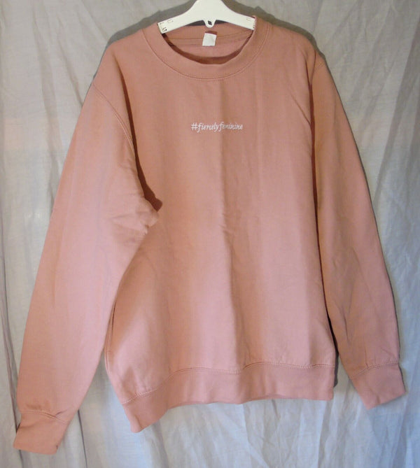 Salmon Pink Sweater Jumper Age 14-15 Years Awdis