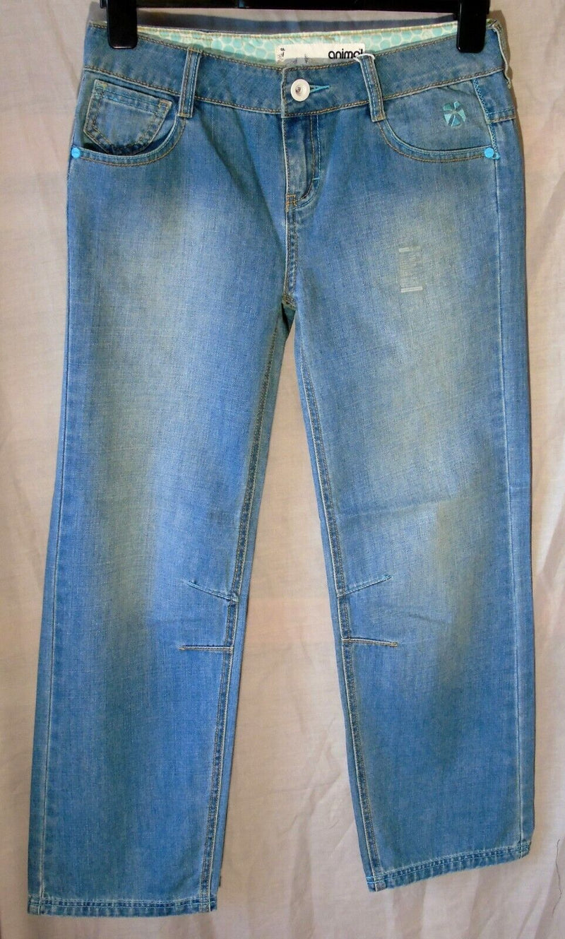 Blue Straight Leg Jeans Age 13-14 Years Animal RRP £40