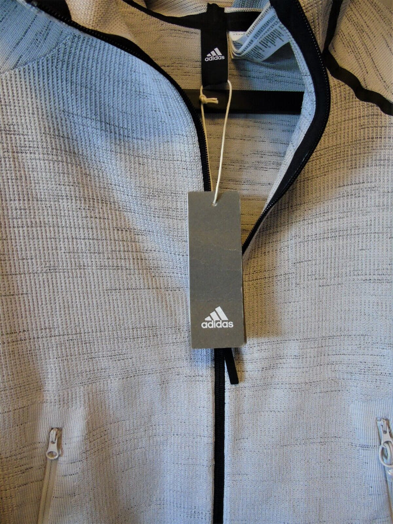 Grey Tracksuit Top Jacket Size 12-14 Adidas Primeknit RRP £120