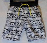 Black White Star Wars Swim Swimming Shorts Age 3-4 Years M&S