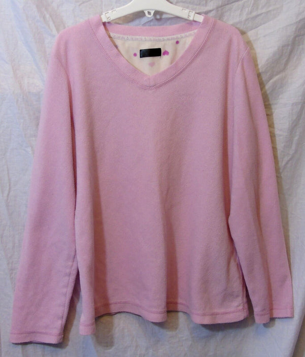 Pink Micro Fleece Sweater Jumper Age 14-15 Years F&F