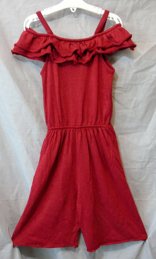 Red Sparkly Cropped Jumpsuit Age 4 Years Next