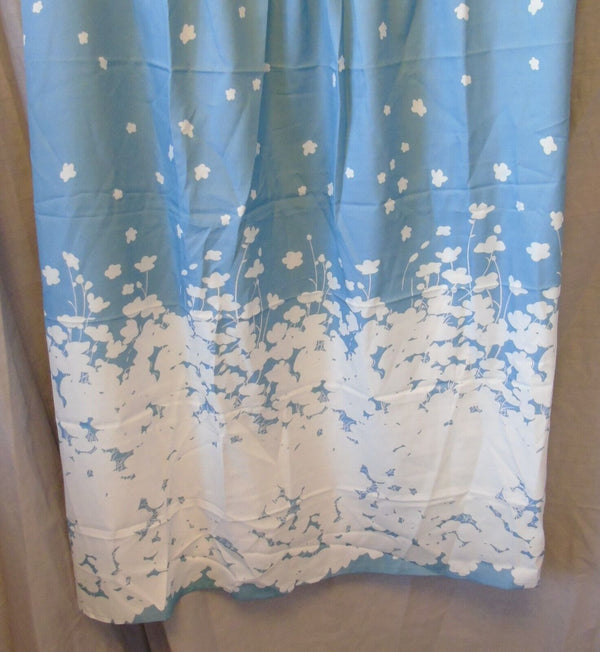 Blue White Floral Midi Dress Size 20 2XL Shein