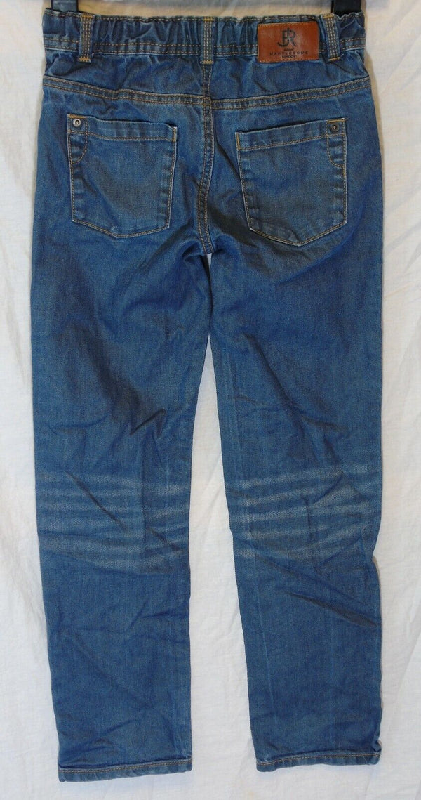 Blue Whiskered Relaxed Fit Jeans Age 9-10 Years BHS Marylebone