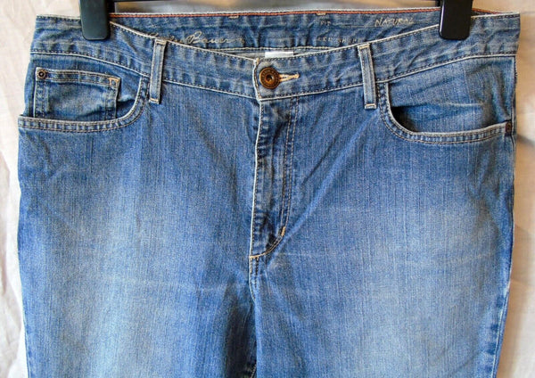 Blue Straight Leg Jeans Size 18 Eddie Bauer 36"W 31"L