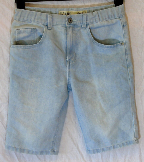 Stonewashed Blue Denim Board Shorts Age 12-13 Years Primark