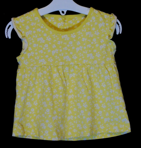 Yellow Floral Top Age 2-3 Years George