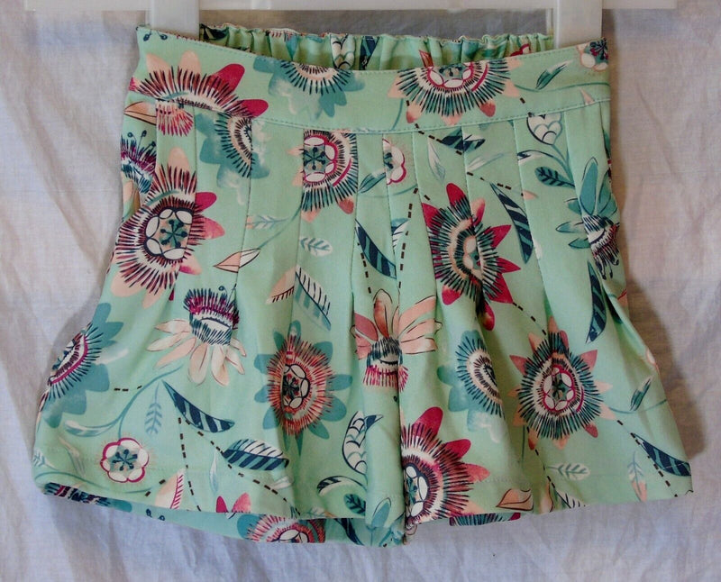 Green Floral Party Shorts Age 5 Years Matalan