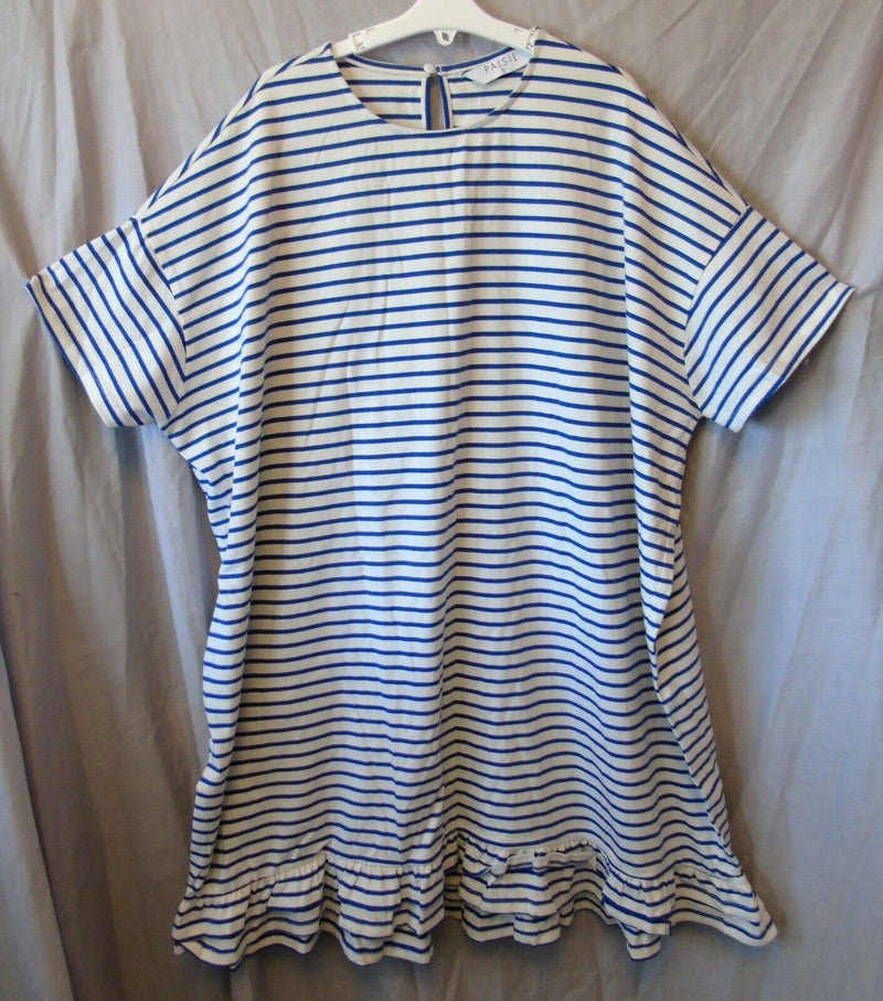 Blue Stripe T-Shirt Dress Age 15-16 Years Paisie