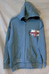 Blue England Football Hooded Jacket Zipped Hoodie Age 10 Years Next