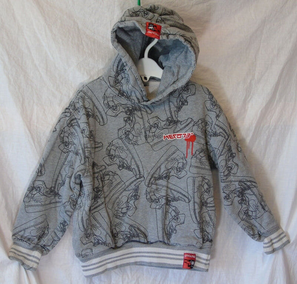 Grey Hooded Overhead Sweater Hoodie Age 3 Years Bionic