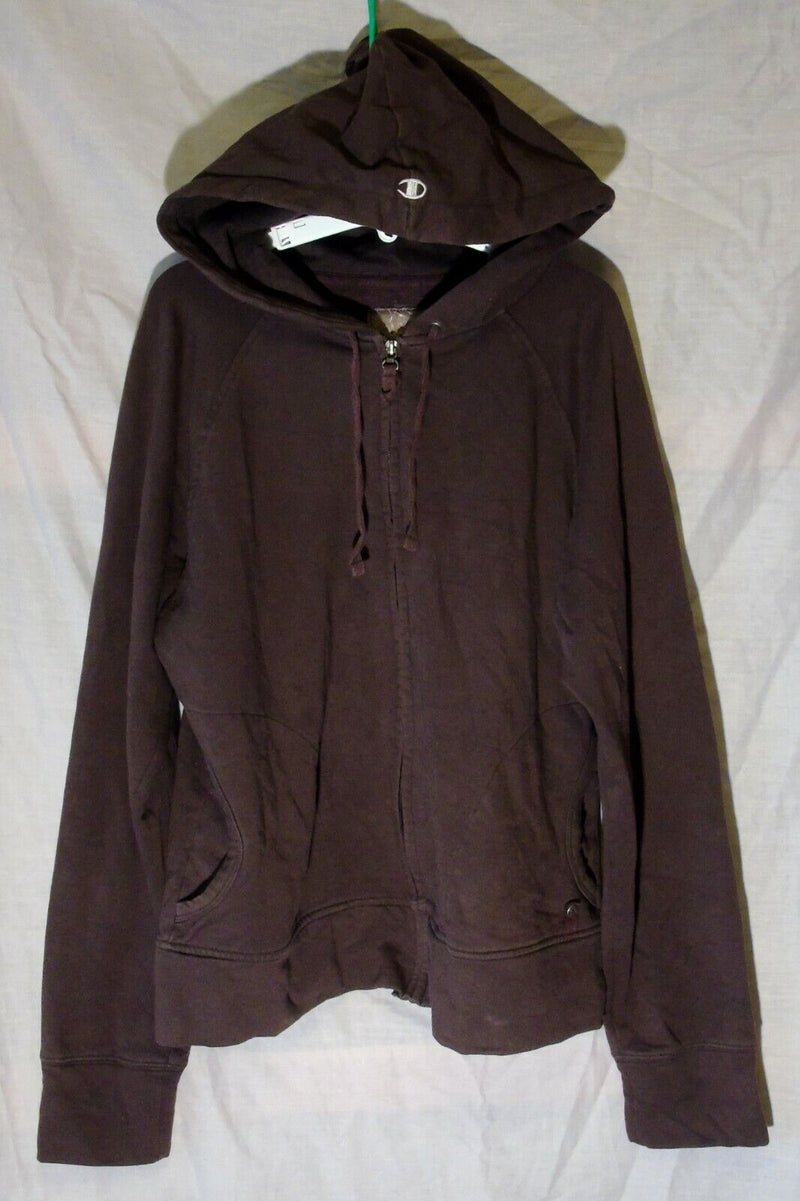 Brown Hooded Jacket Hoodie Age 15-16 Years Champion