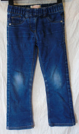 Blue Whiskered Denim Skinny Jeggings Jeans Age 7 Years Next