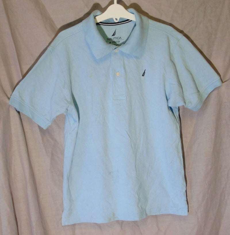 Sky Blue Logo Front Polo Shirt Age 10-11 Years Nautica