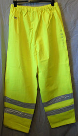 Hi-Vis Rainwear Work Trousers Size 4XL 33"L Lynsgoe Arc