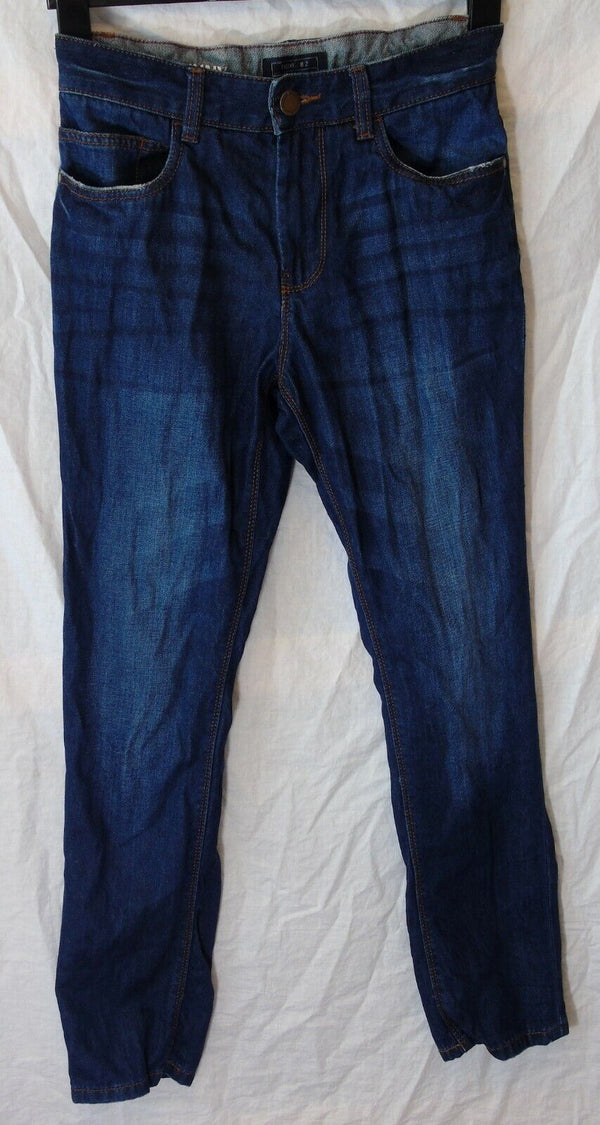 Blue Whiskered Denim Skinny Jeans Age 13 Years Next