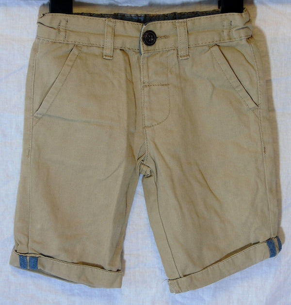 Brown Chino Denim Shorts Age 3-4 Years Pep & Co